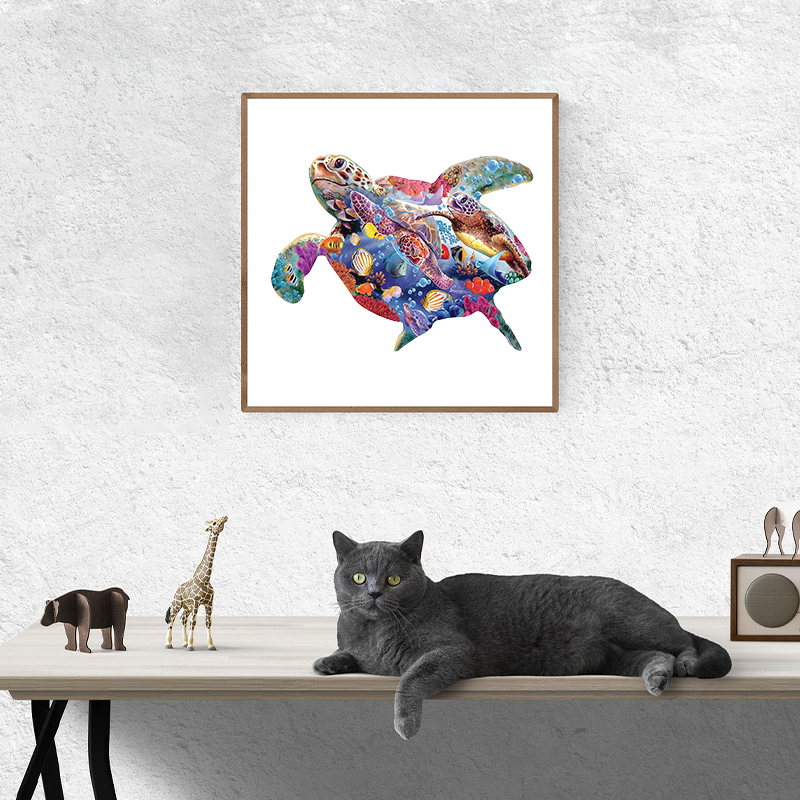 Rompecabezas de tortuga marina antigua