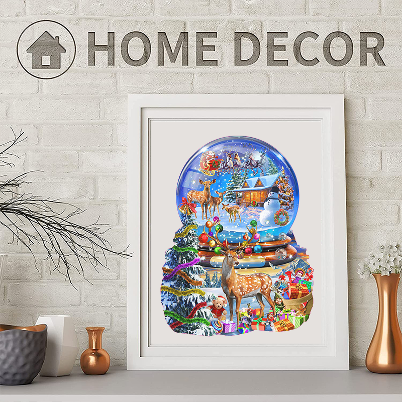 🔥Último día 88% de descuento - rompecabezas de alce navideño