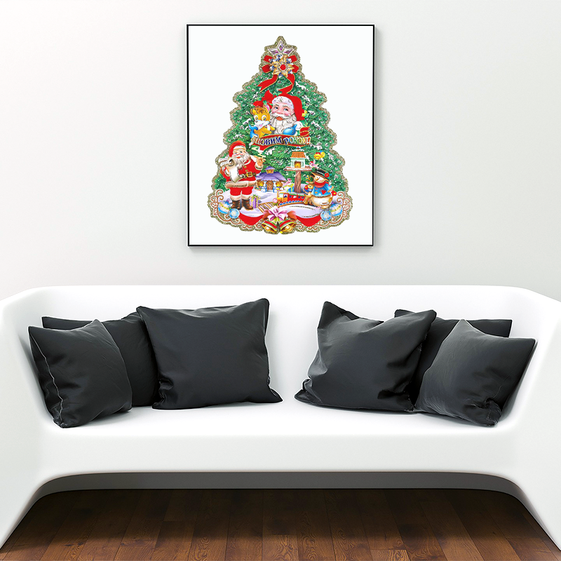 Rompecabezas de deseos navideños