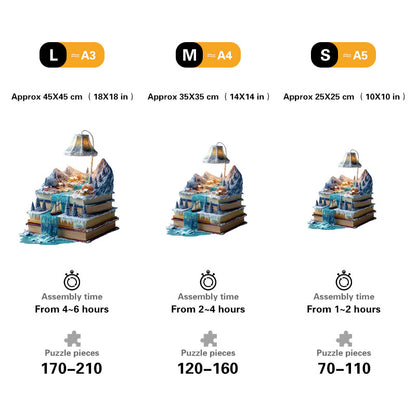 Un cuento de invierno en madera – Rompecabezas de madera