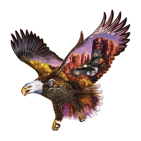 🔥Último día 92% de descuento - rompecabezas de madera centinela antiguo