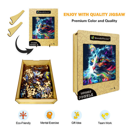 Gato en forma de niebla