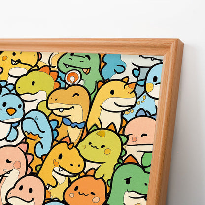 Pequeño Dragón - Rompecabezas de Madera para Colorear