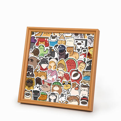 Mascotas Felices - Rompecabezas de Madera para Colorear