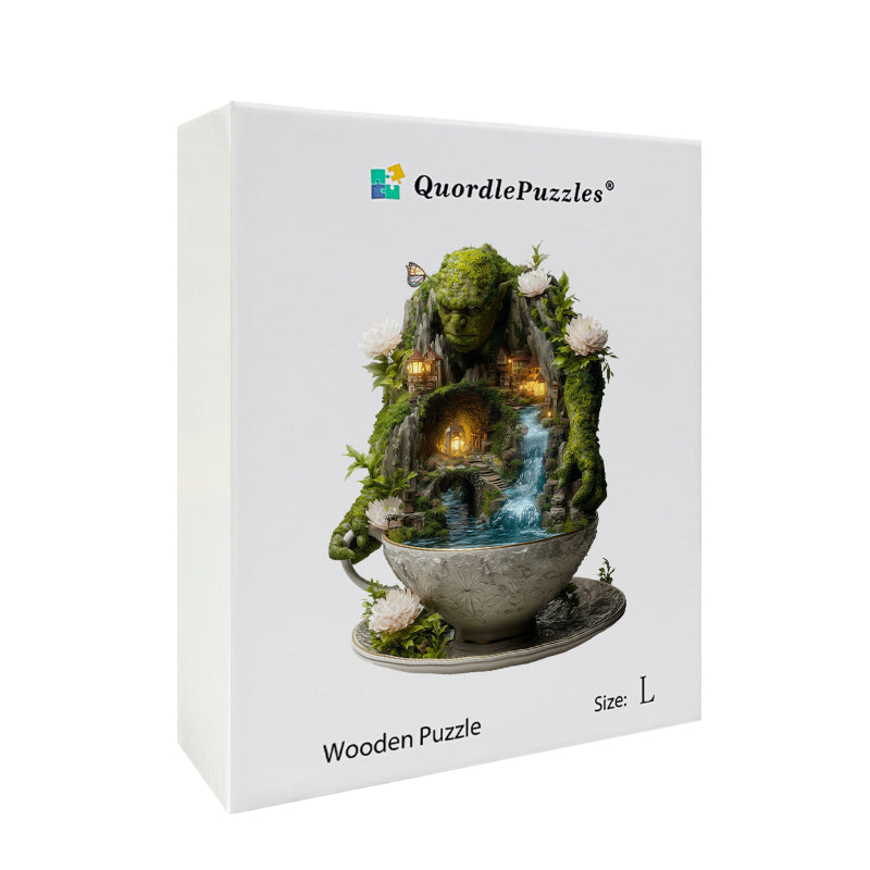 Rompecabezas de madera Guardián gigante del valle de la taza de té