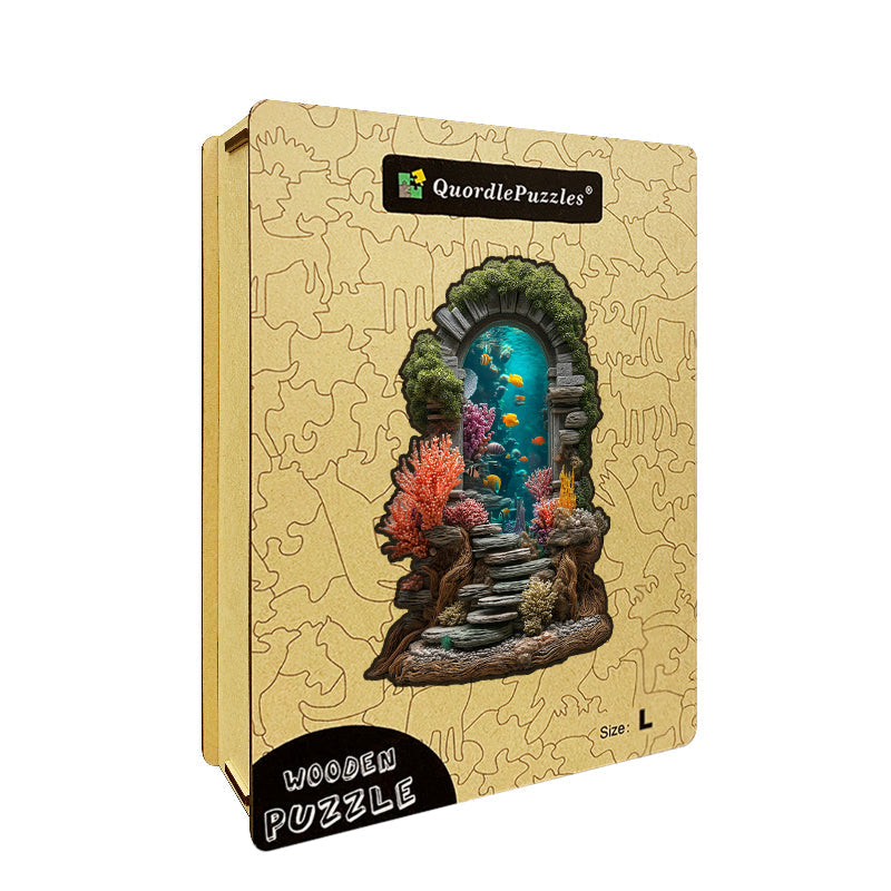 Rompecabezas de madera Puerta oceánica de los sueños de coral