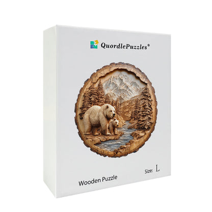 Rompecabezas de madera Oso del bosque