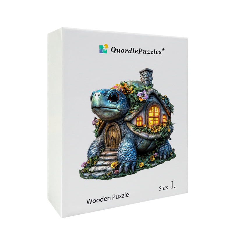 Rompecabezas de madera de una tortuga gigante de camello