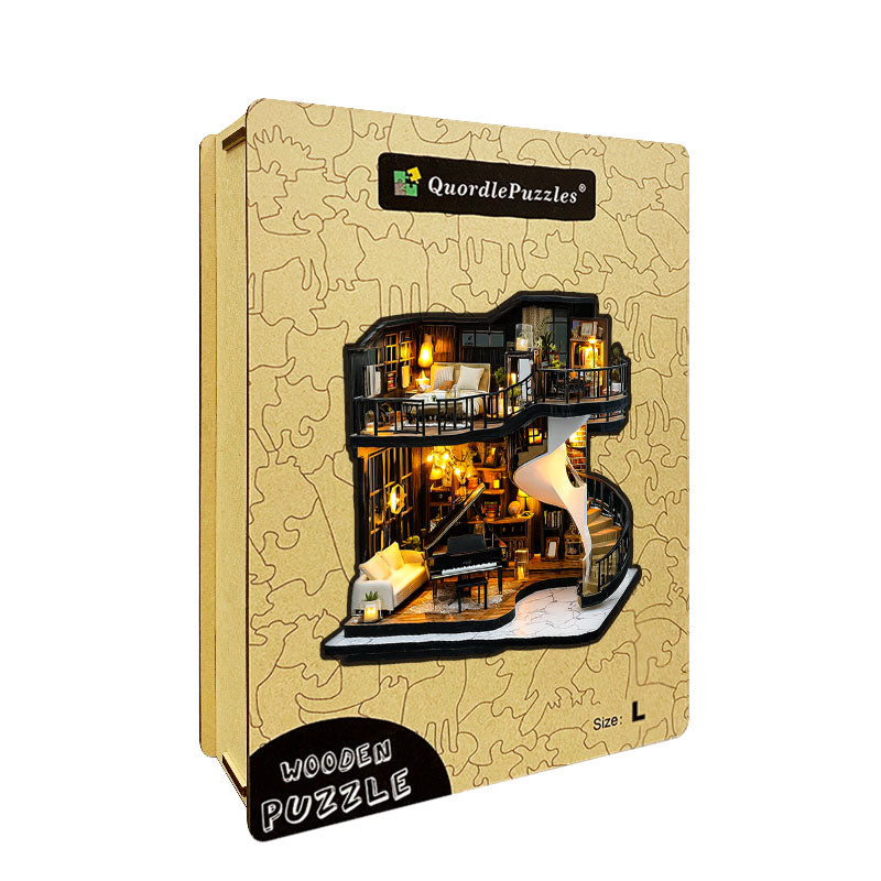 Rompecabezas de madera Music Loft