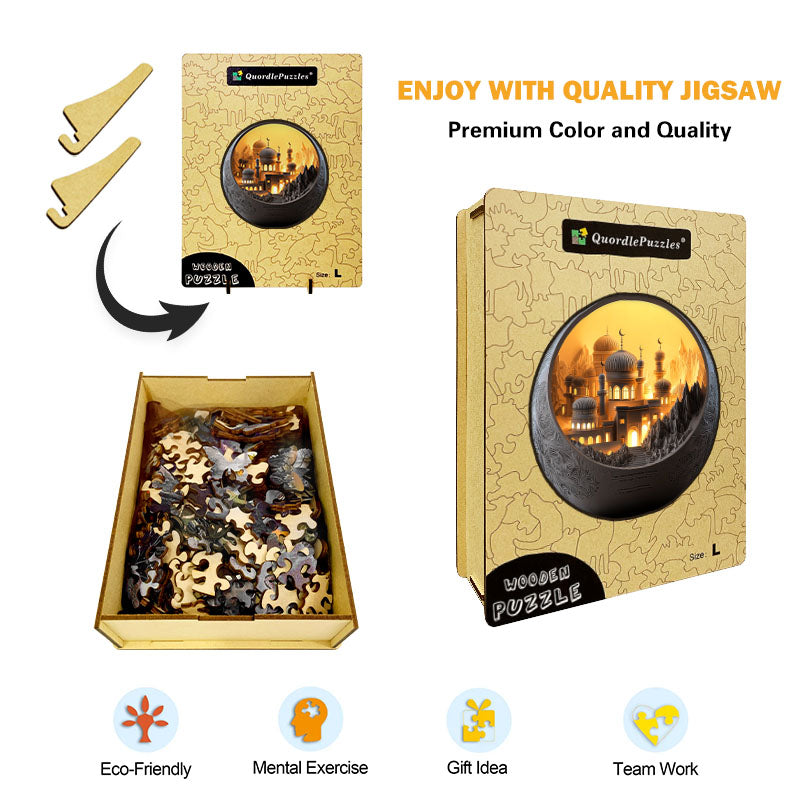 Rompecabezas de madera del Palacio de la Luz