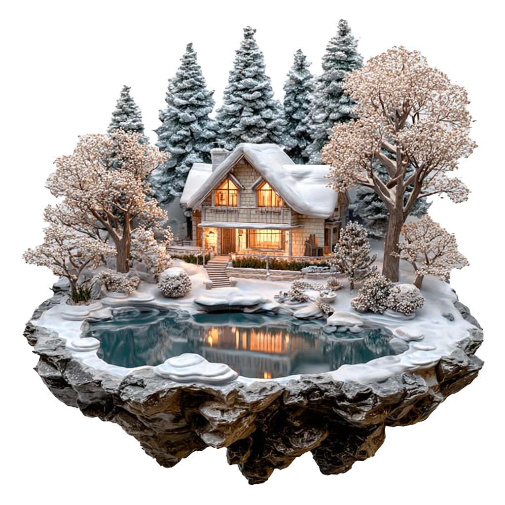 🔥Último día 92 %-Silencio en la cabaña de invierno – Rompecabezas de madera