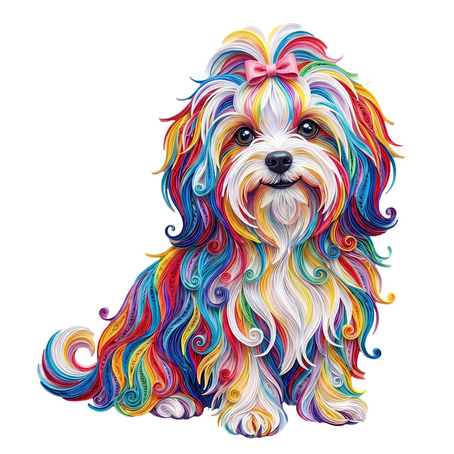 Cachorro Fantasioso Arcoíris