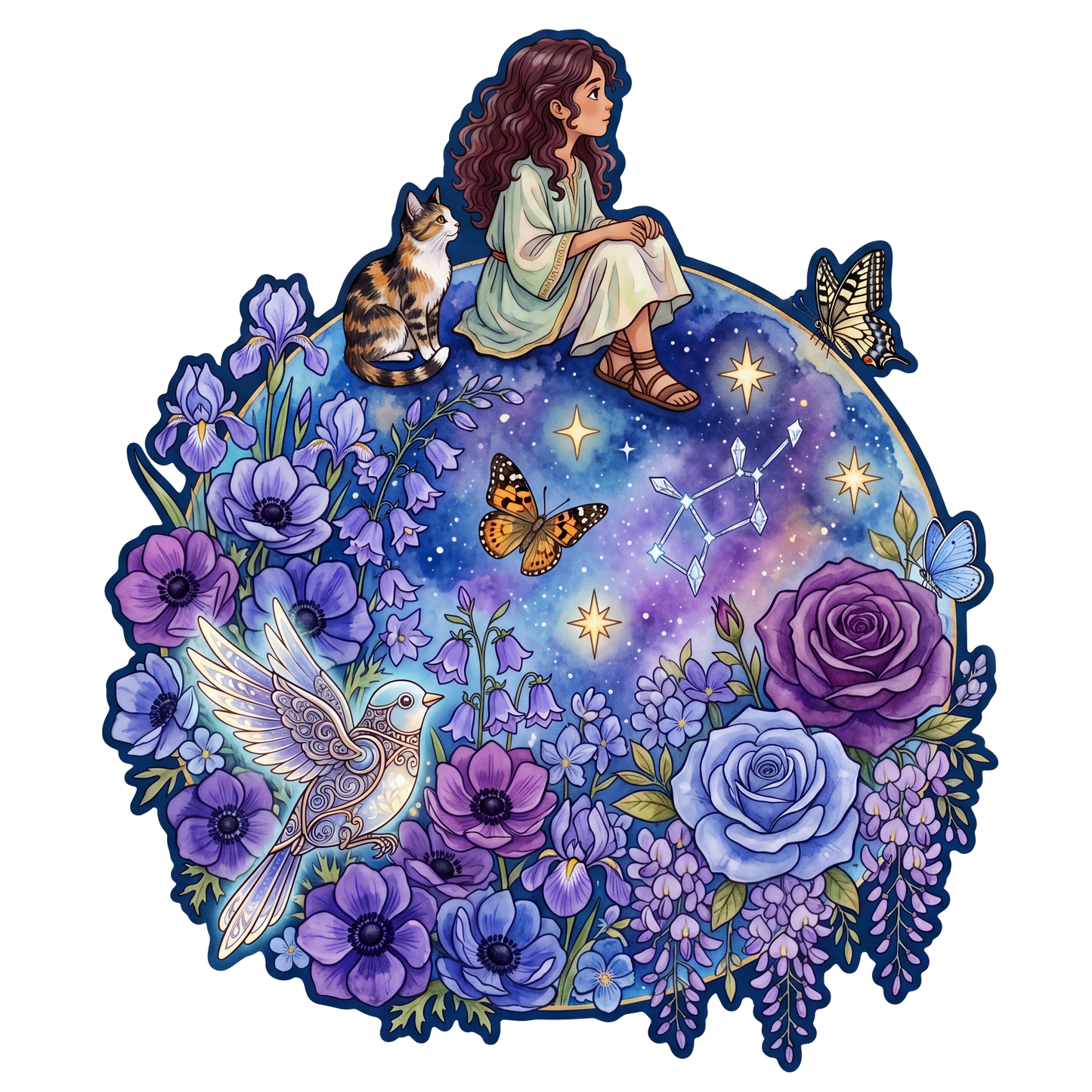 Chica Mística y Gato Misterioso