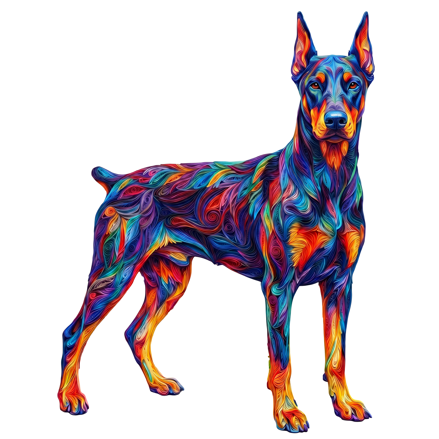 Doberman Dinámico y Vivo