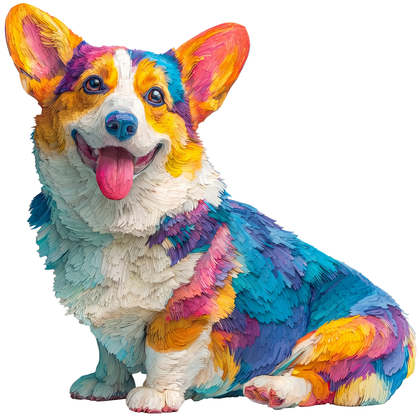 Perro que Trae Alegría y Creatividad