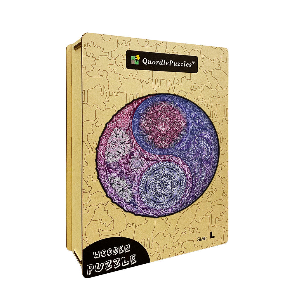 Rompecabezas de flores de mandala