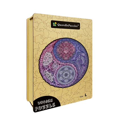 Rompecabezas de flores de mandala